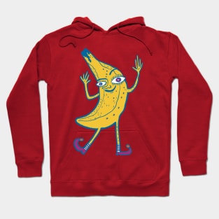 The Joyful Dance of a Crazy Banana Hoodie